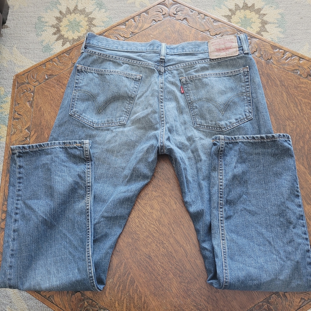 Men's Levi's 505 Straight Fit Jeans 36/32